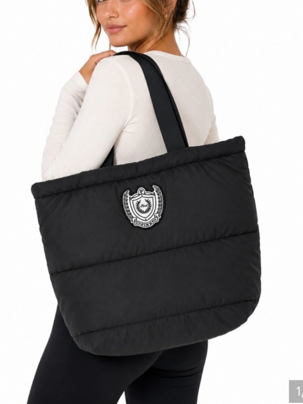 Victoria's Secret Black Tote Bag